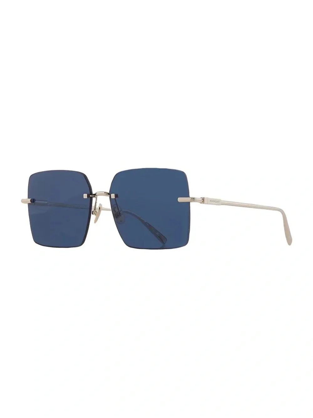 New Salvatore Ferragamo Sunglasses SF311S 743 Gold / Blue NWT